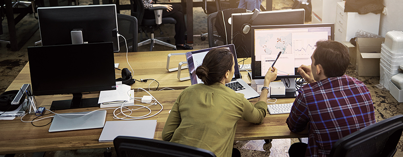 ERP & CRM professionals at work